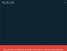 Tablet Screenshot of blue-telescope.com